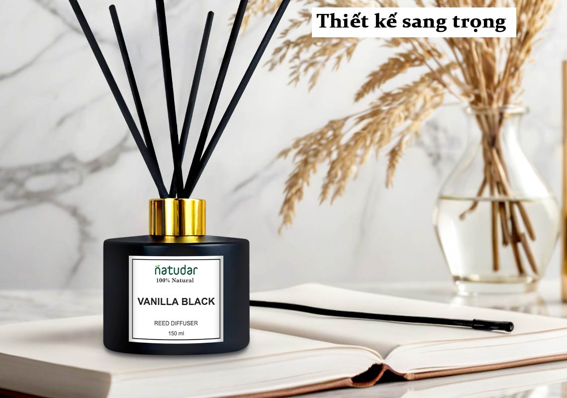 reed diffuser vanilla black img 4